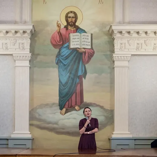 Woman in Church — News and Media Telegram